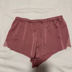 Victoria's Secret Mauve Satin Sleep Shorts